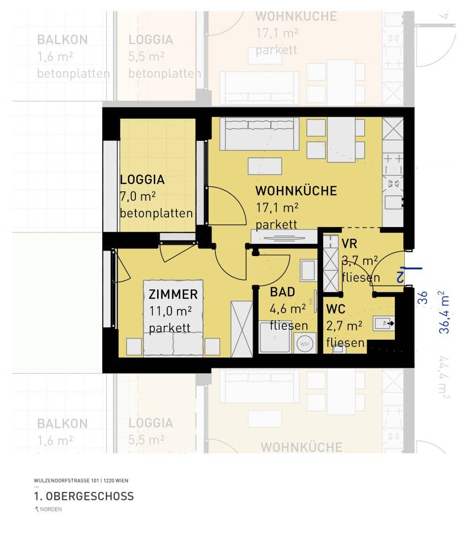 Commission free | Aspern Flats 101 Your dream of home ownership in the green