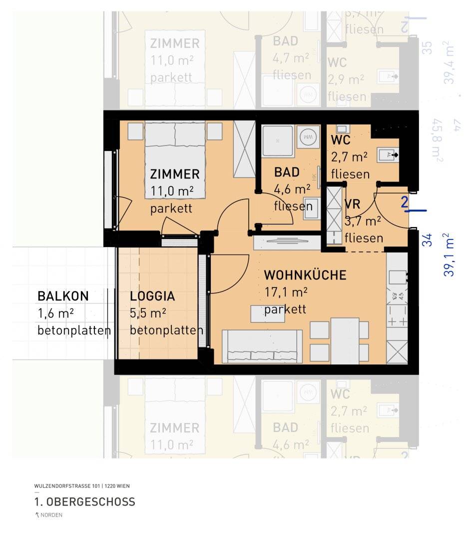 PROVISIONSFREI | Aspern Flats 101 - Ihr Traum vom Eigenheim im Grünen