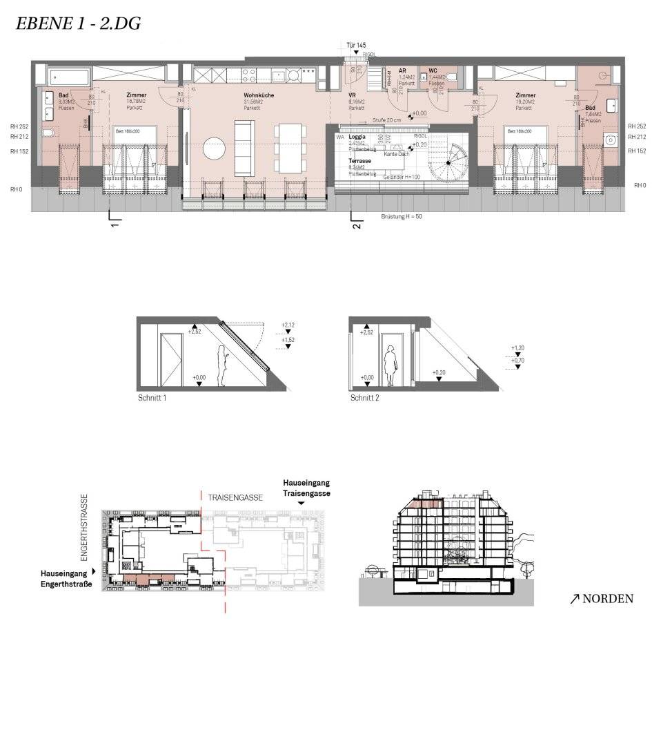 Provision free modern living on the Danube riverfront with Danube view 1st draft maybe corrected later? Please ignore this: The final should be exact translation without extra text.
