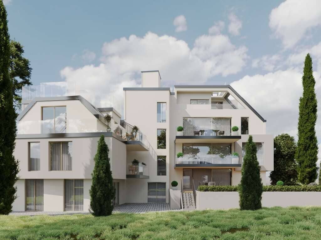 Moderne Wohnungen in Bau