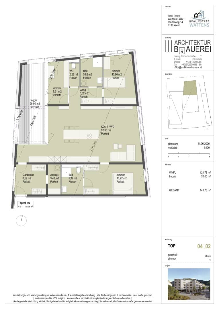 "Am Kirchplatz" - Neubauprojekt in Wattens - Zentrum