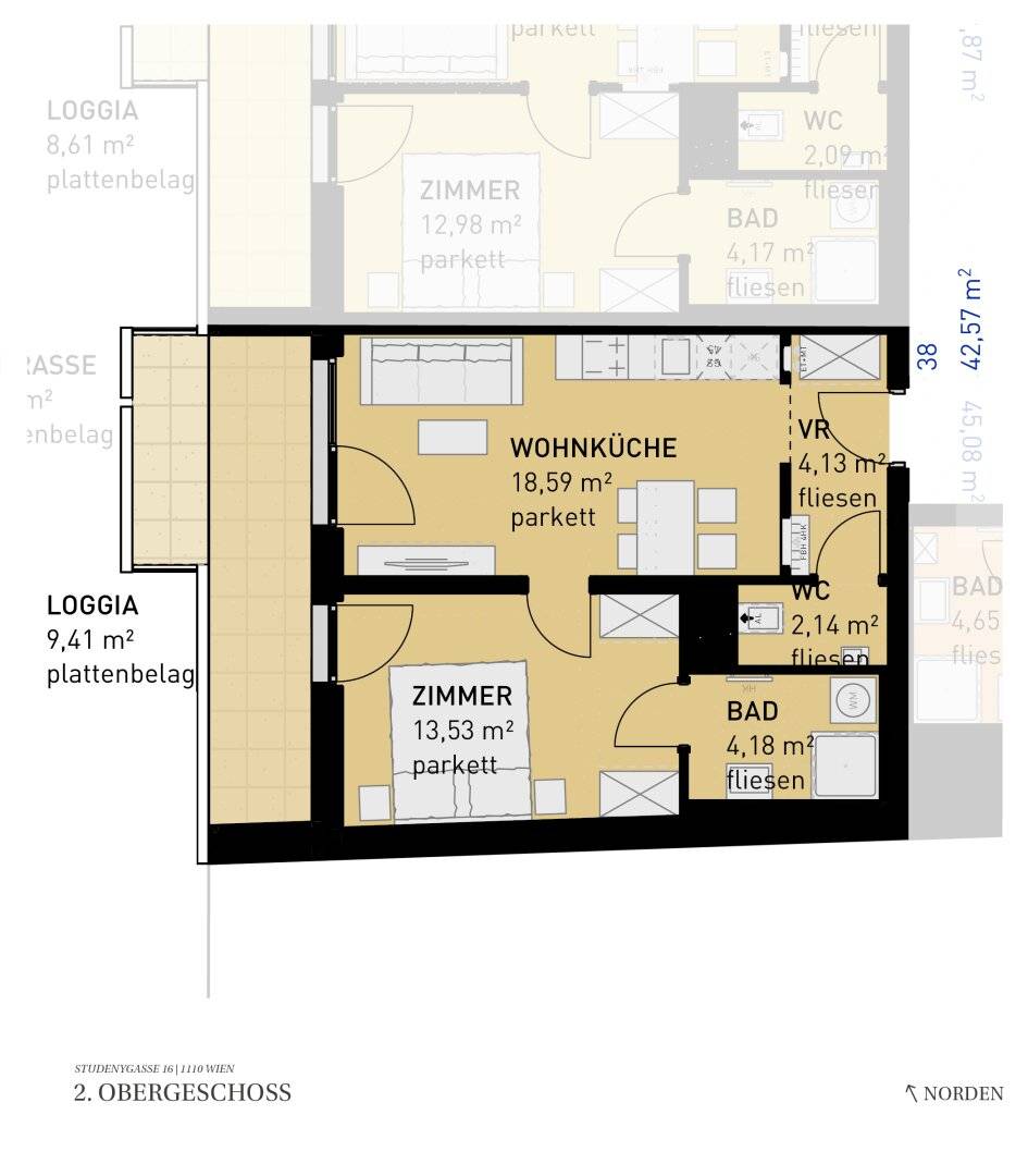 Provision-free Simmeringer Wohn(t)raum Where a home can be found