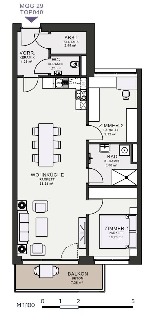 Modern Living in the New Build First Occupancy in MQG