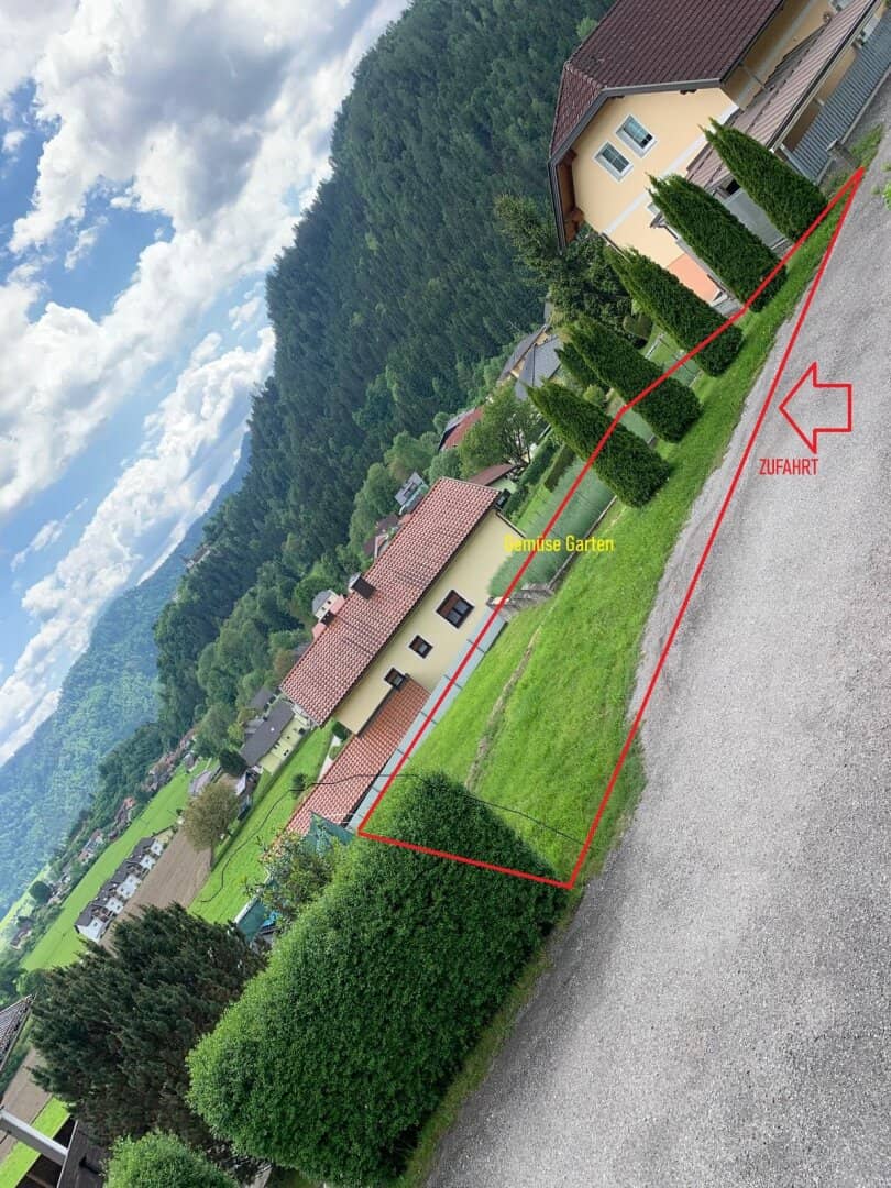 Baugrundstück ohne Verpflichtung,  mit Bergblick in Apetig / Steindorf - am Ossiacher See! Nur 69.000 €!