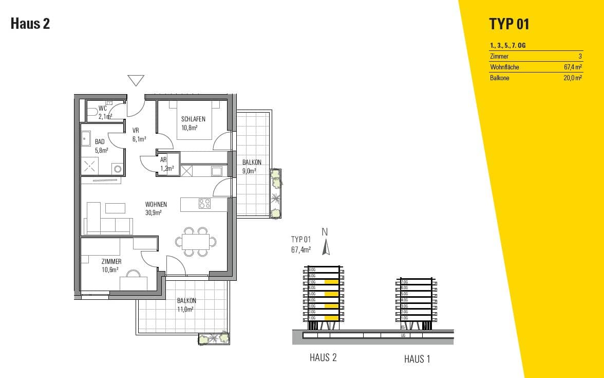 CITY LIFE KLAGENFURT Central new build apartments