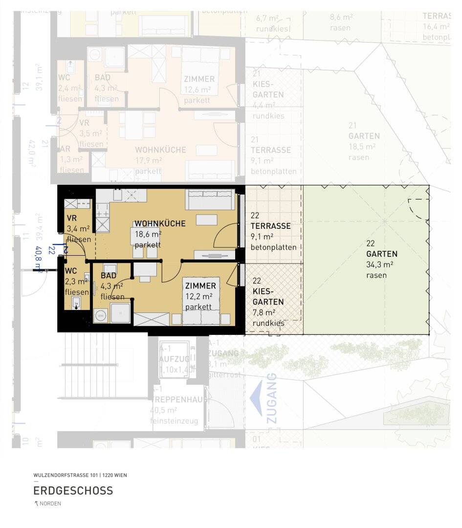 No commission | Aspern Flats 101 - Your dream of home ownership in the green