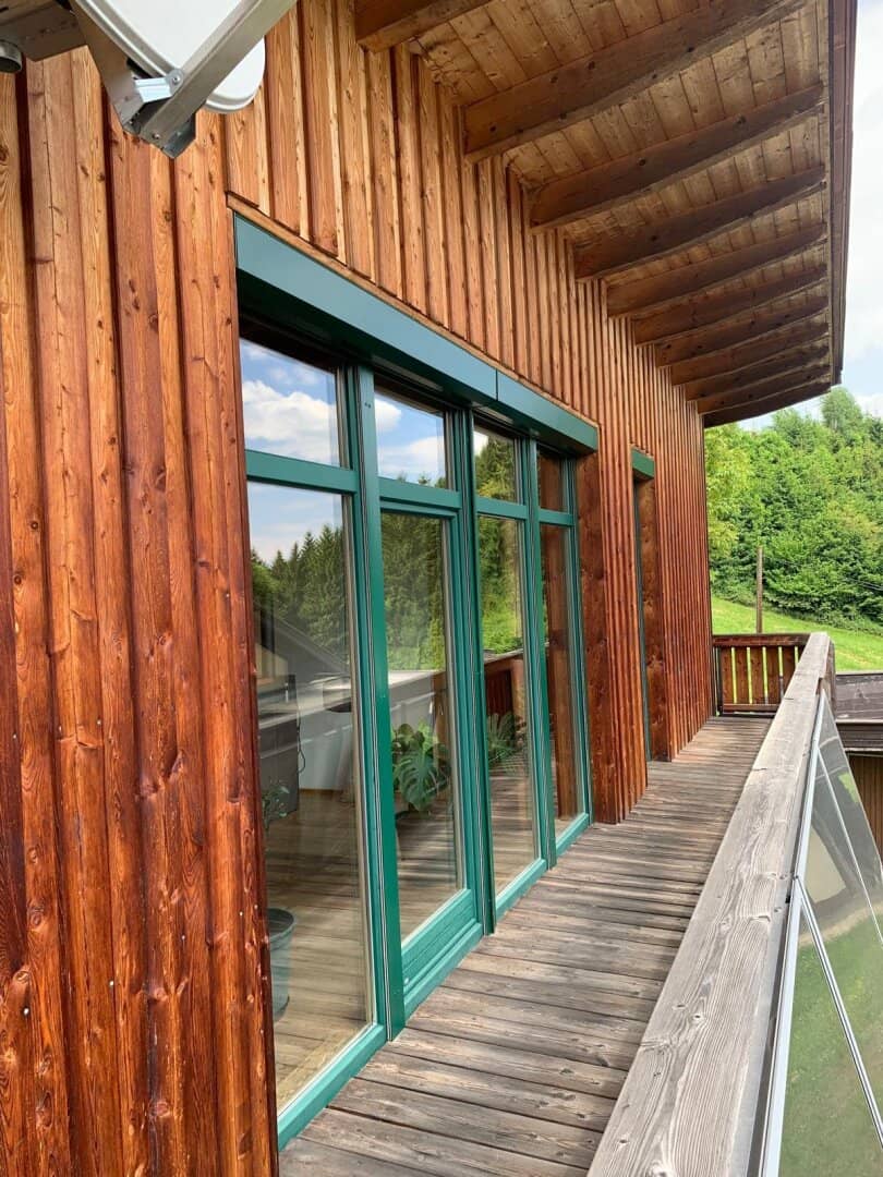 Seltenes Thoma Holz 100 Haus mit Hanfdämmung und Lehmputz mit Wand und Bodenheizung - zu verkaufen für € 499 000.-