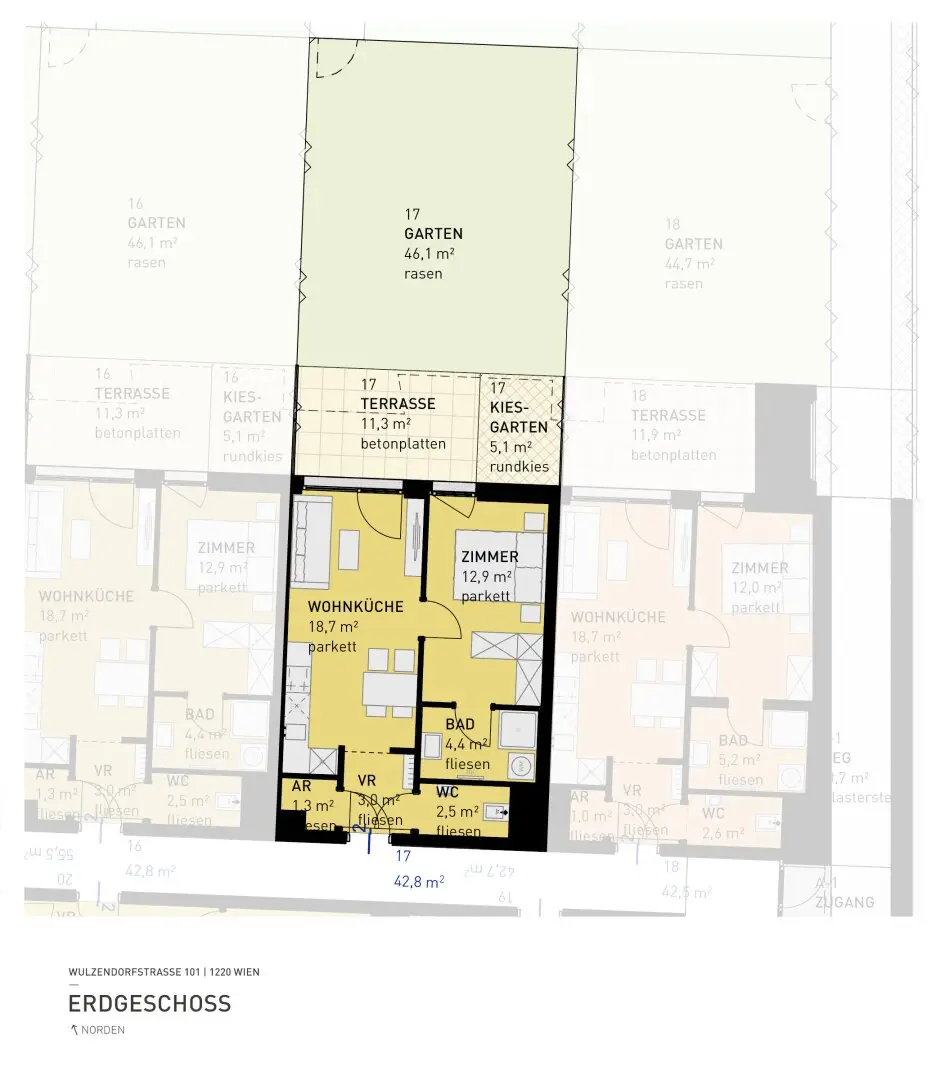 Provision free Aspern Flats 101 Your dream of owning a home in the green