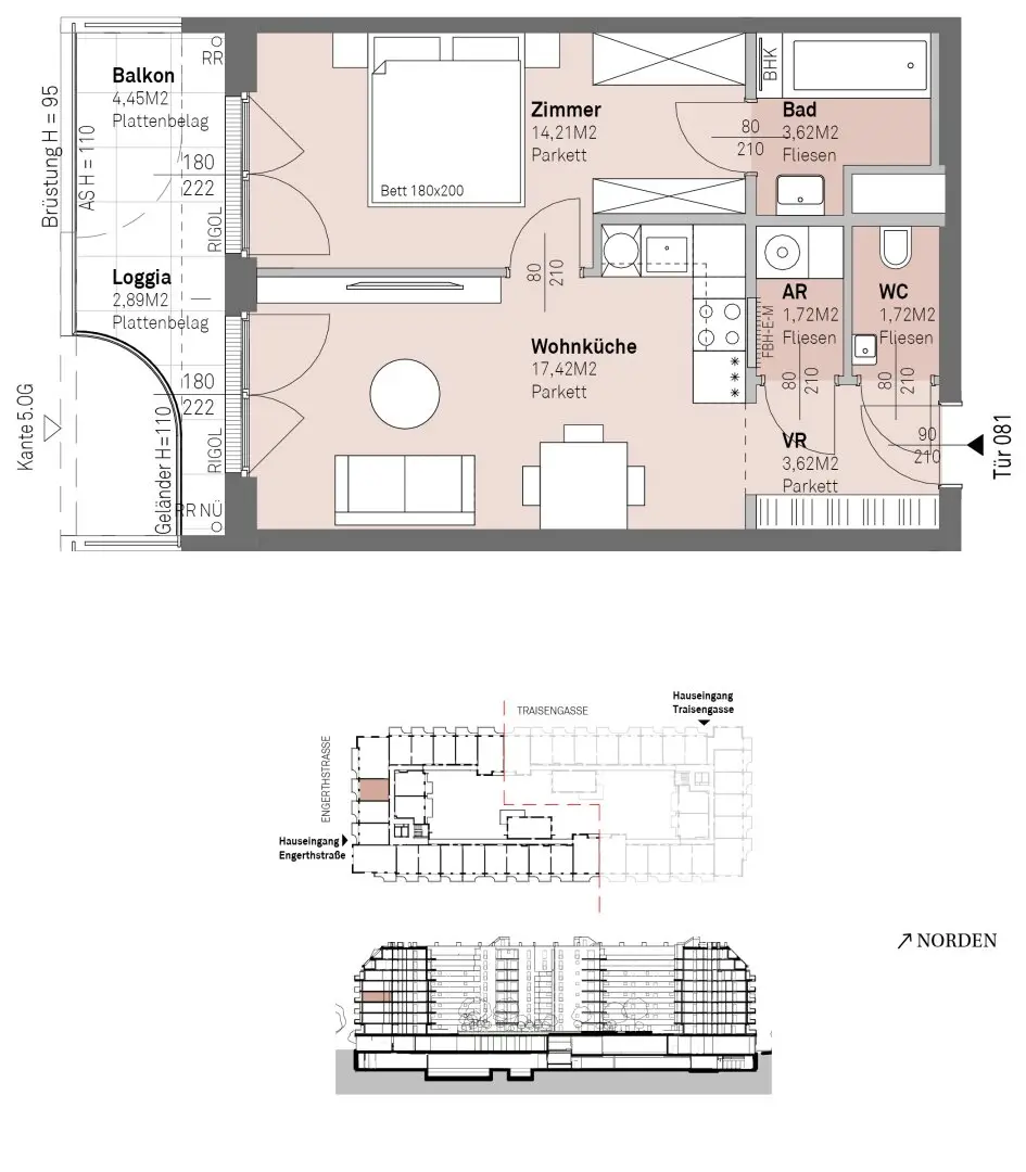 Commission free modern living on the Danube shore with a Danube view