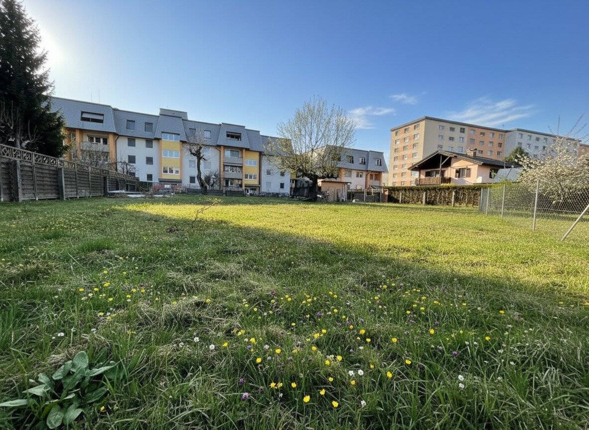Sunny plot near the center, your place for new ideas