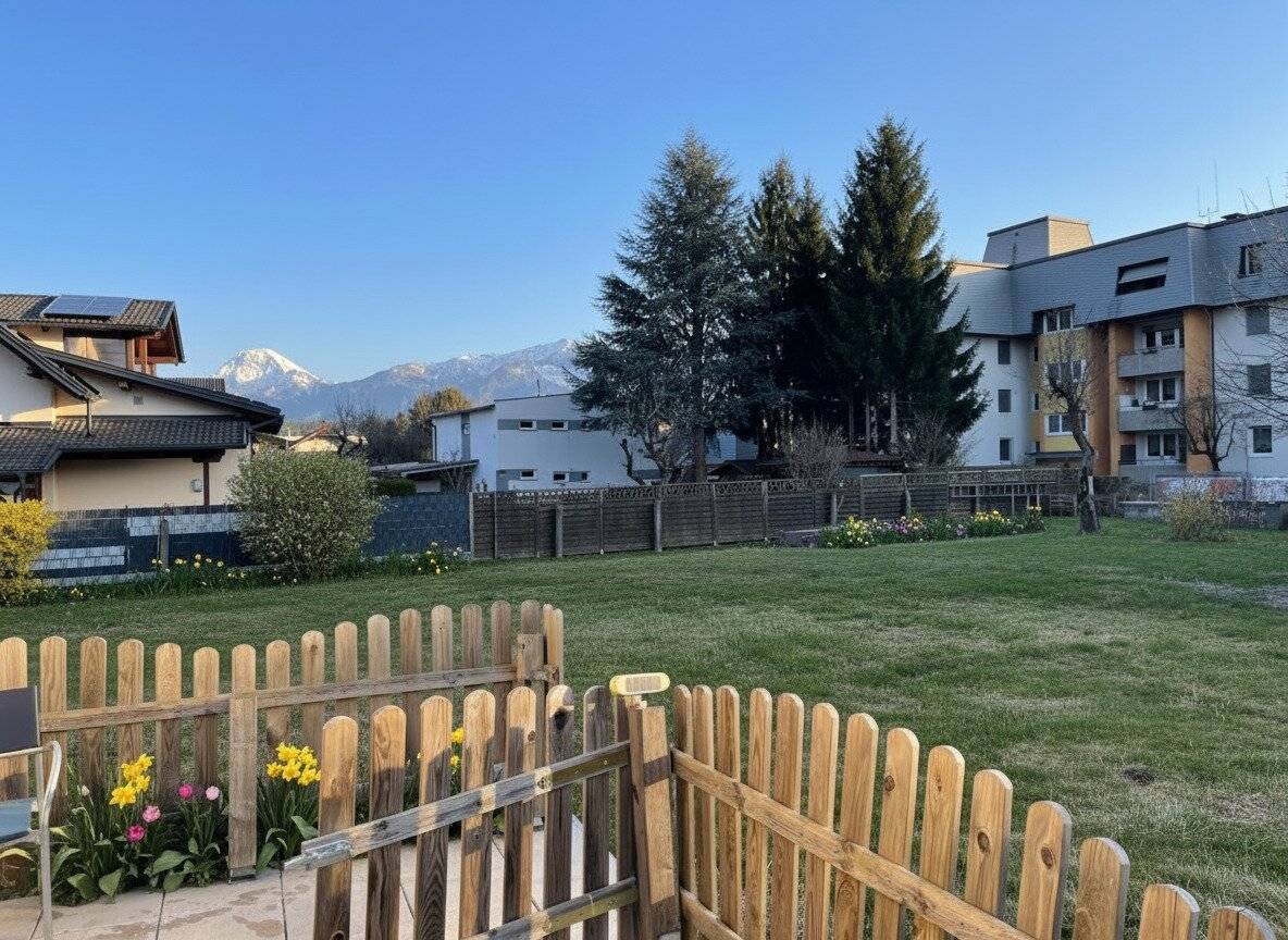 Sunny plot near the center, your place for new ideas