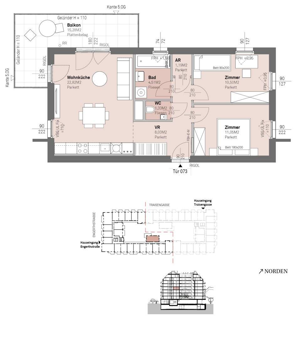 Commission free Modern living on the Danube riverside with Danube view