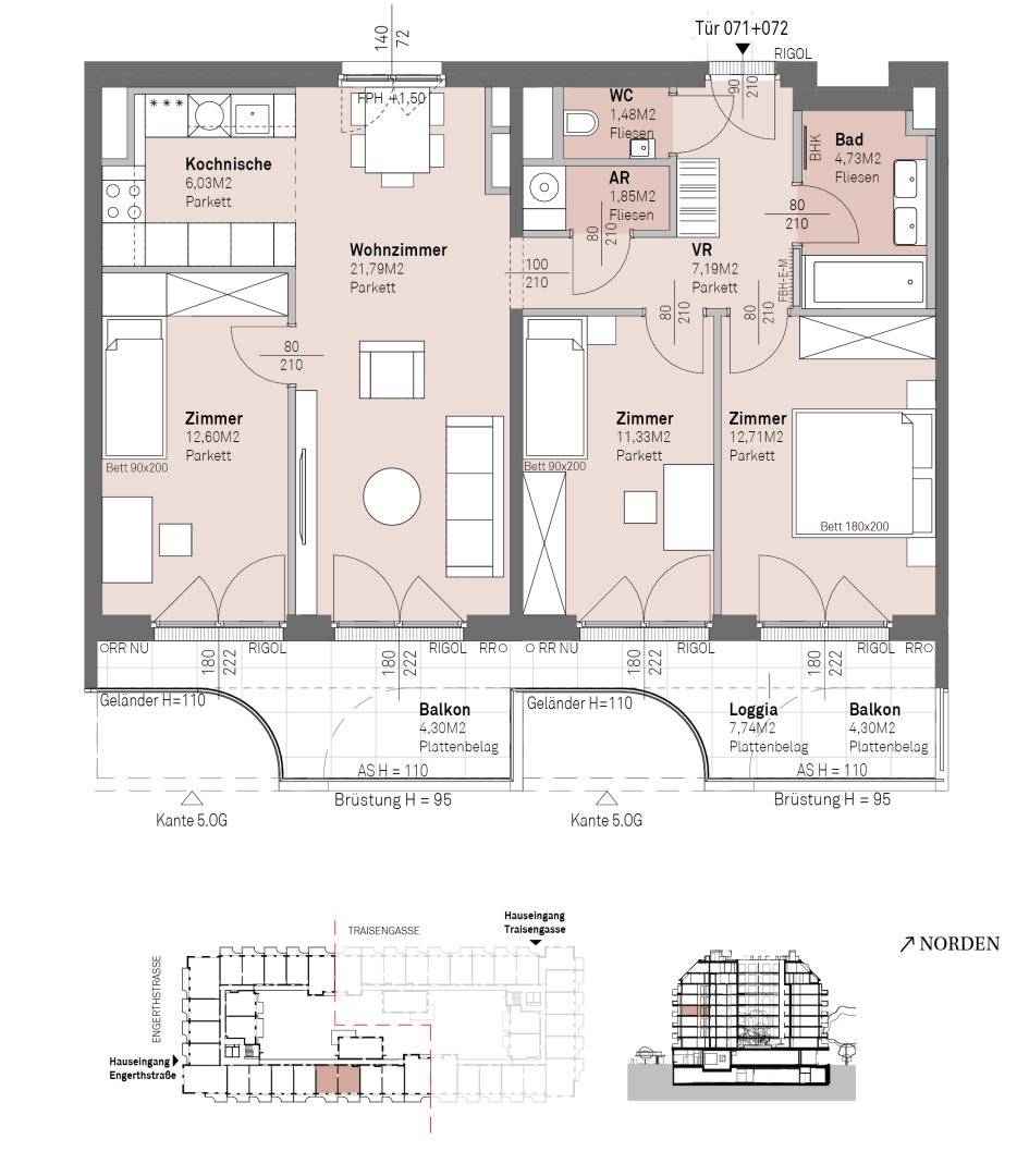 Provision free Modern living on the Danube waterfront with Danube view