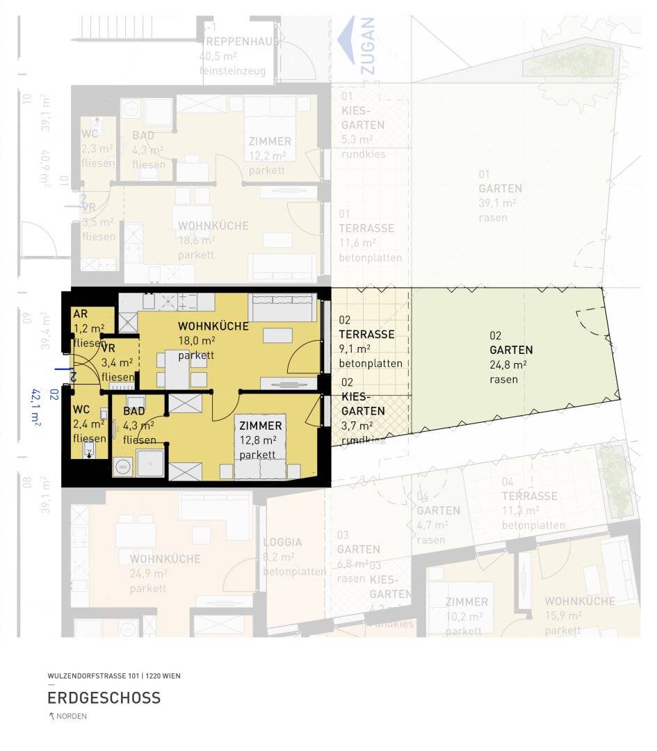 PROVISIONSFREI | Aspern Flats 101 - Ihr Traum vom Eigenheim im Grünen