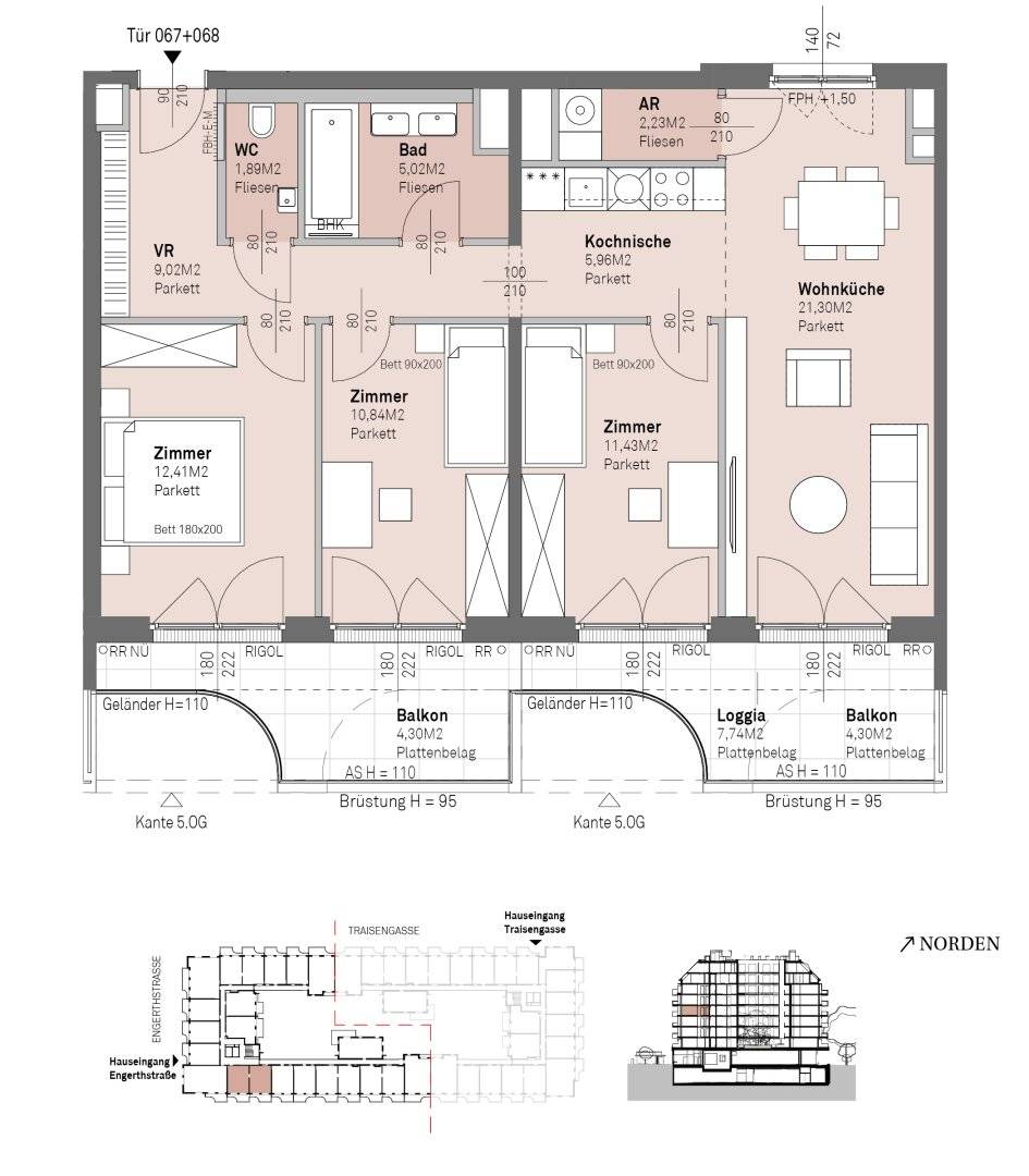 Commission free Modern living on the Danube riverbank with Danube view