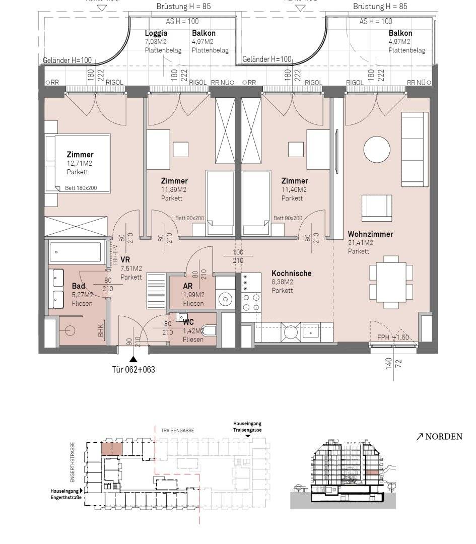 Commission-free modern living on the Danube waterfront with Danube view