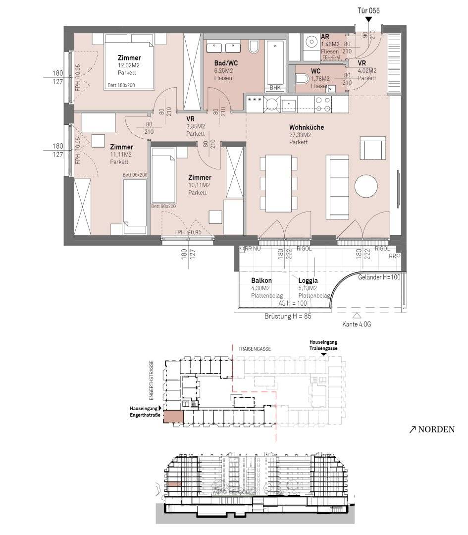 Commission free Modern living on the Danube bank with Danube view