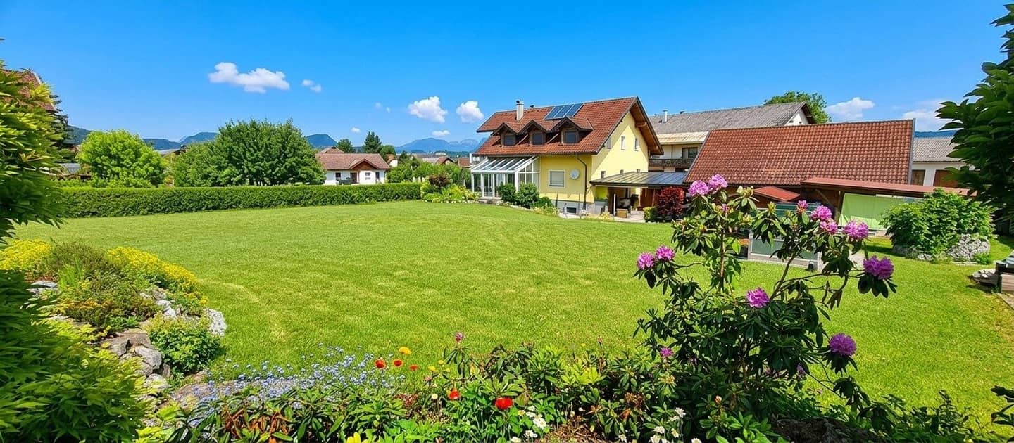 Idyllisches Familienrefugium: Gepflegtes Wohnhaus mit Traumgarten und atemberaubender Aussicht