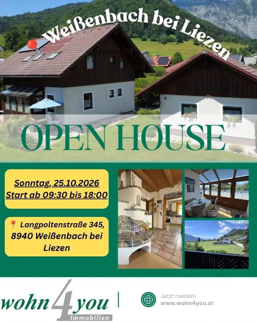 Wohnhaus mit südseitigem Wintergarten und Doppelgarage! OPEN HOUSE DAY 25.10.26 09:30 bis 18 Uhr!!!