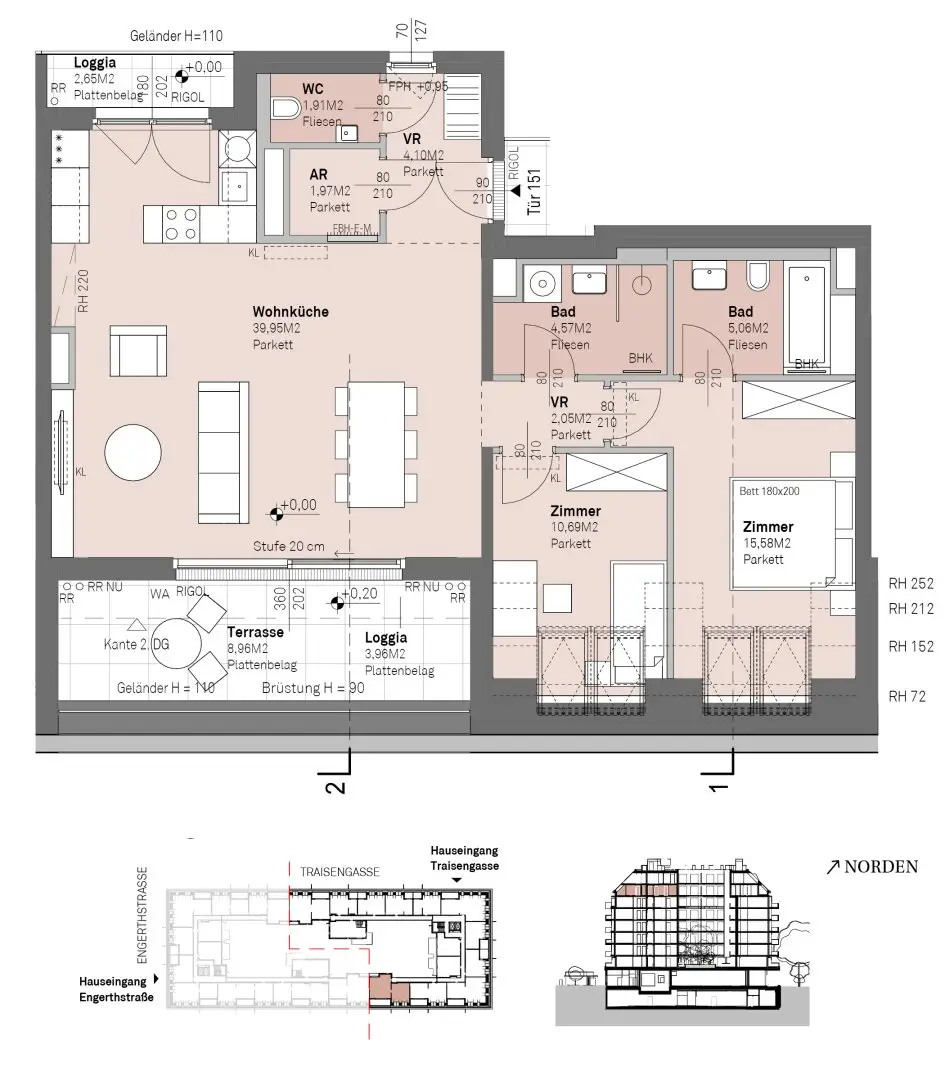 Commission free Modern living on the Danube waterfront with Danube view
