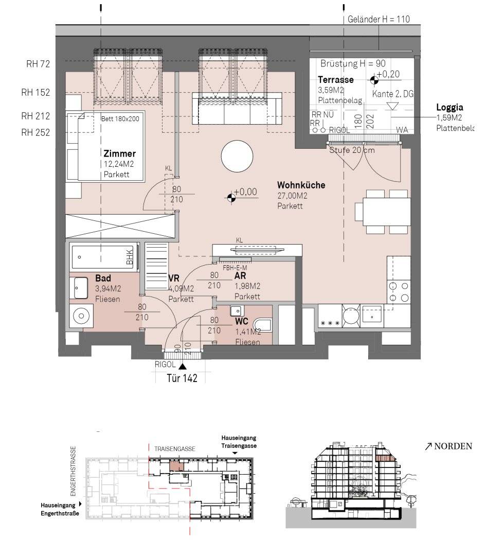 Commission free Modern living on the Danube riverside with Danube view
