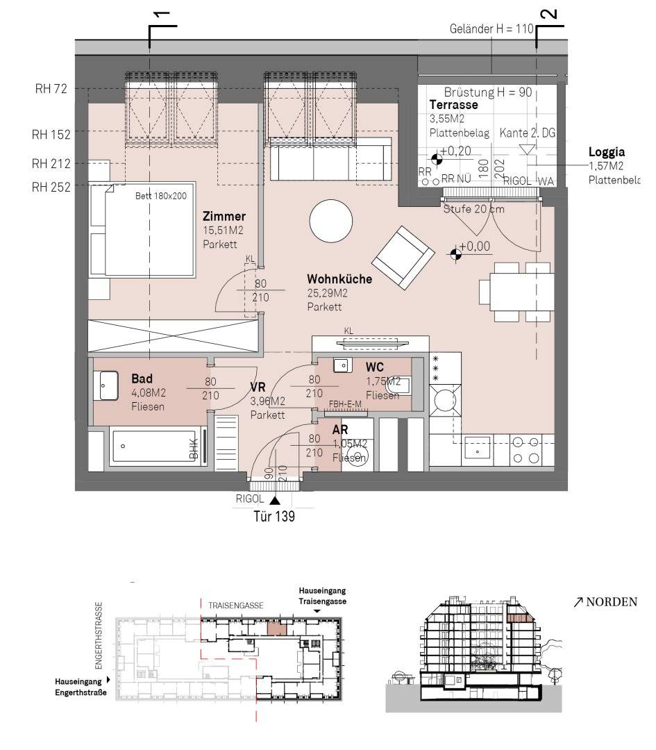 Provision free Modern living on the Danube riverside with Danube view