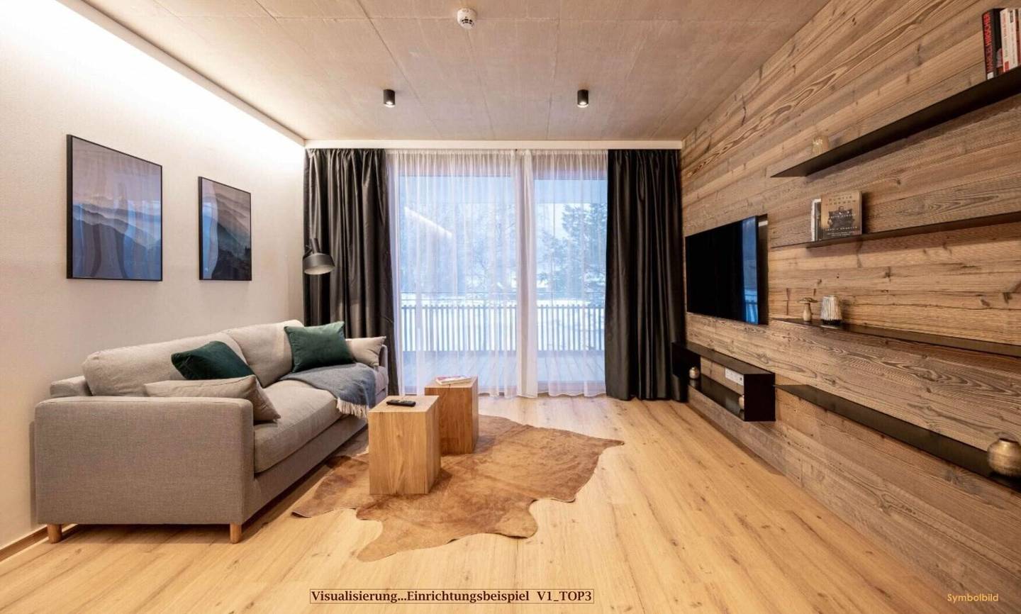 Neubau Eigentumswohnung mit großem südwestseitig überdachtem Balkon, zweitwohnsitzfähig!