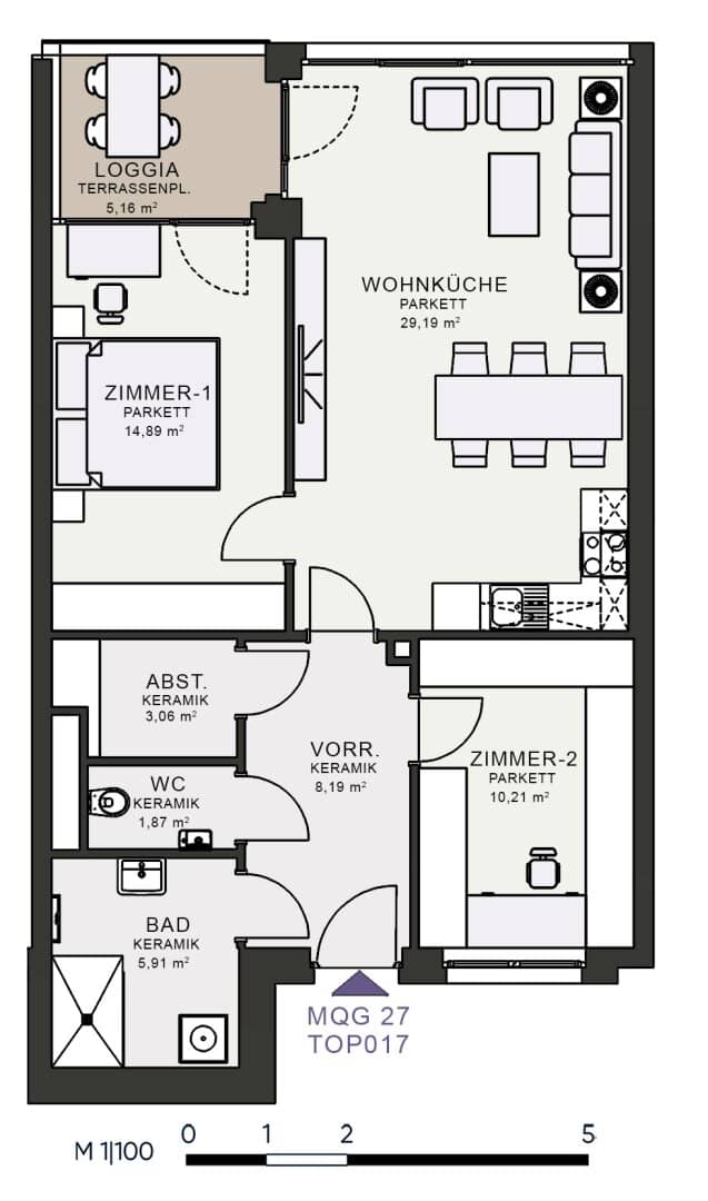 Modern living in the new build, first occupancy at MQG