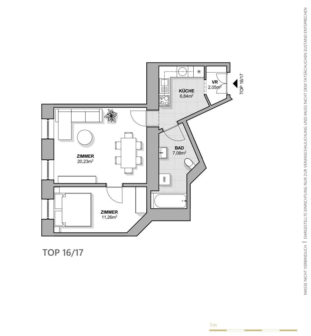 Indefinitely rented apartment in a period style building near Nordwestbahnviertel
