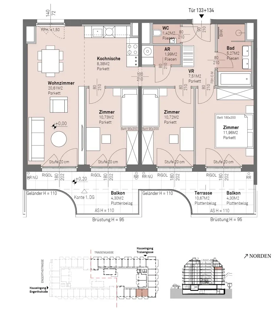 Commission free Modern living on the Danube riverfront with Danube view