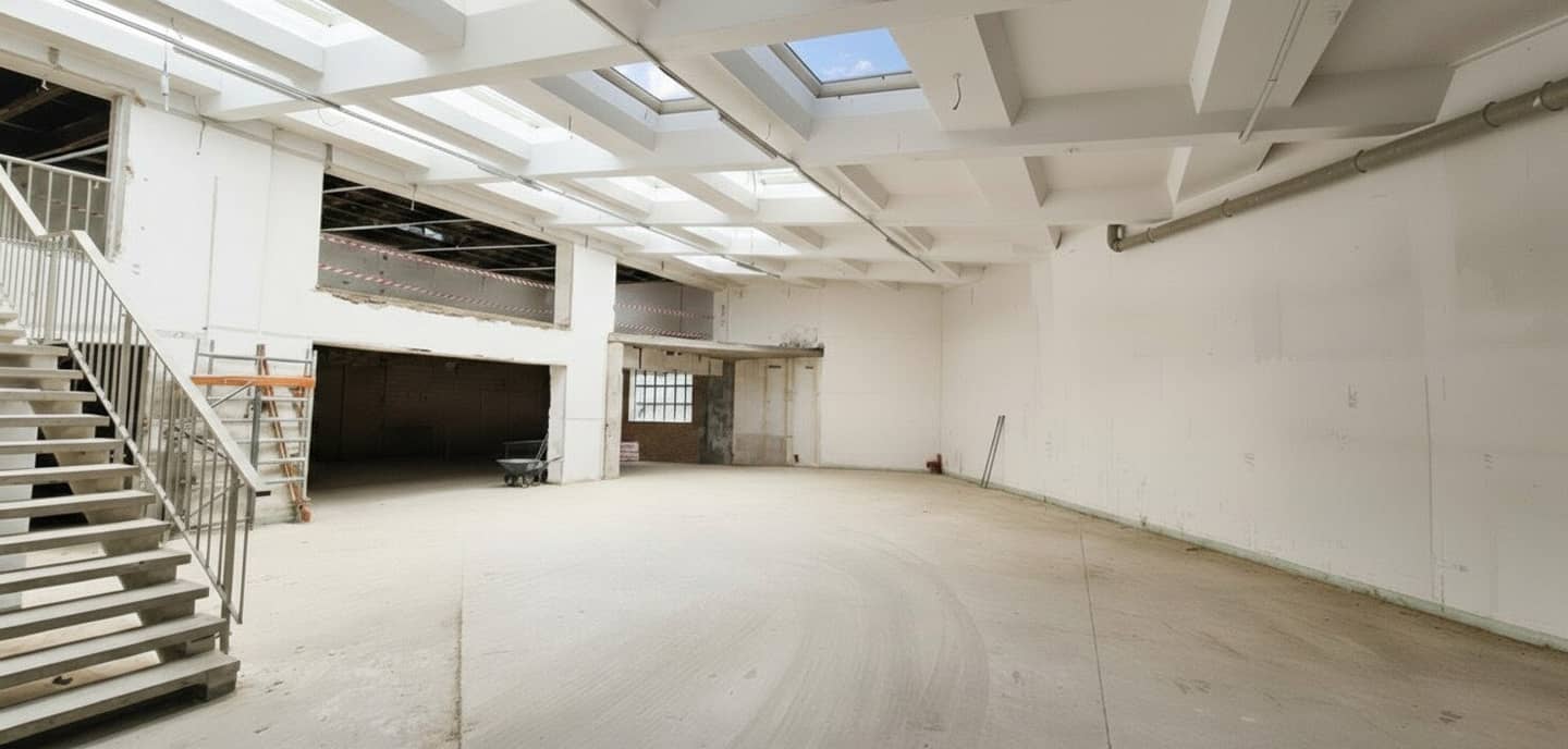 Commercial hall with office space – ca. 760 m²