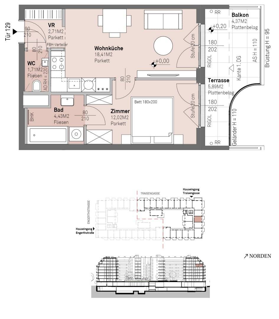 Commission free Modern living on the Danube bank with Danube view