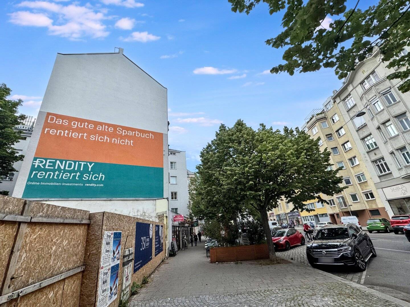 Advertising space approx. 9x13 m in a busy location