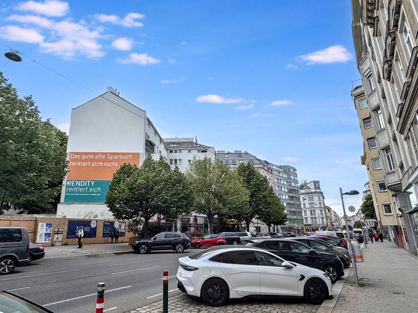 Advertising space approx. 9x13 m in a busy location