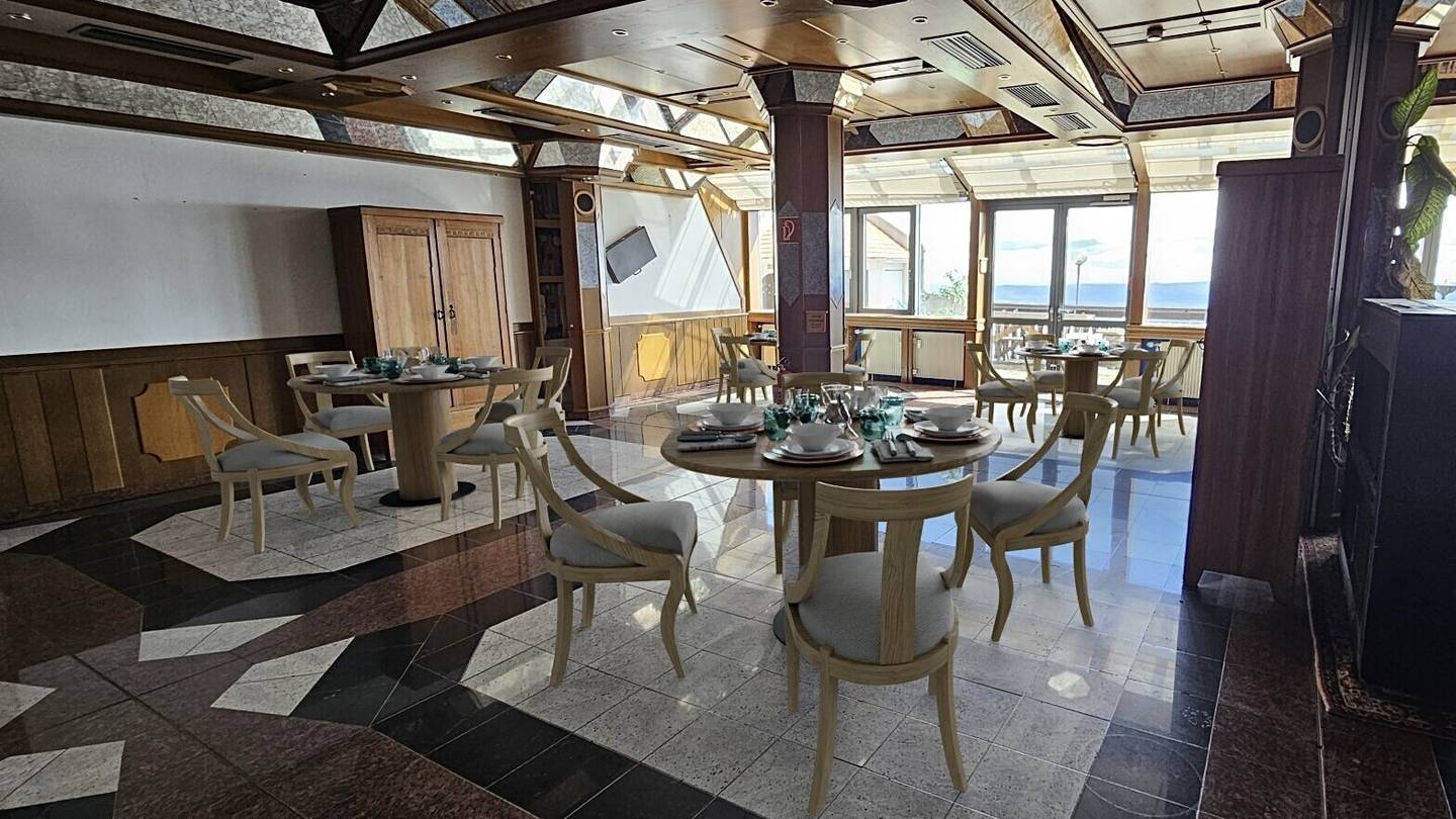 Event location for rent with a huge terrace and spectacular panoramic view, top location in the Hohe Wand Nature Park