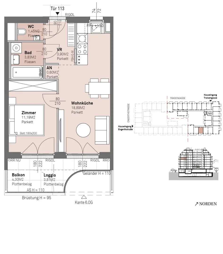 Provision free Modern living on the Danube bank with Danube view