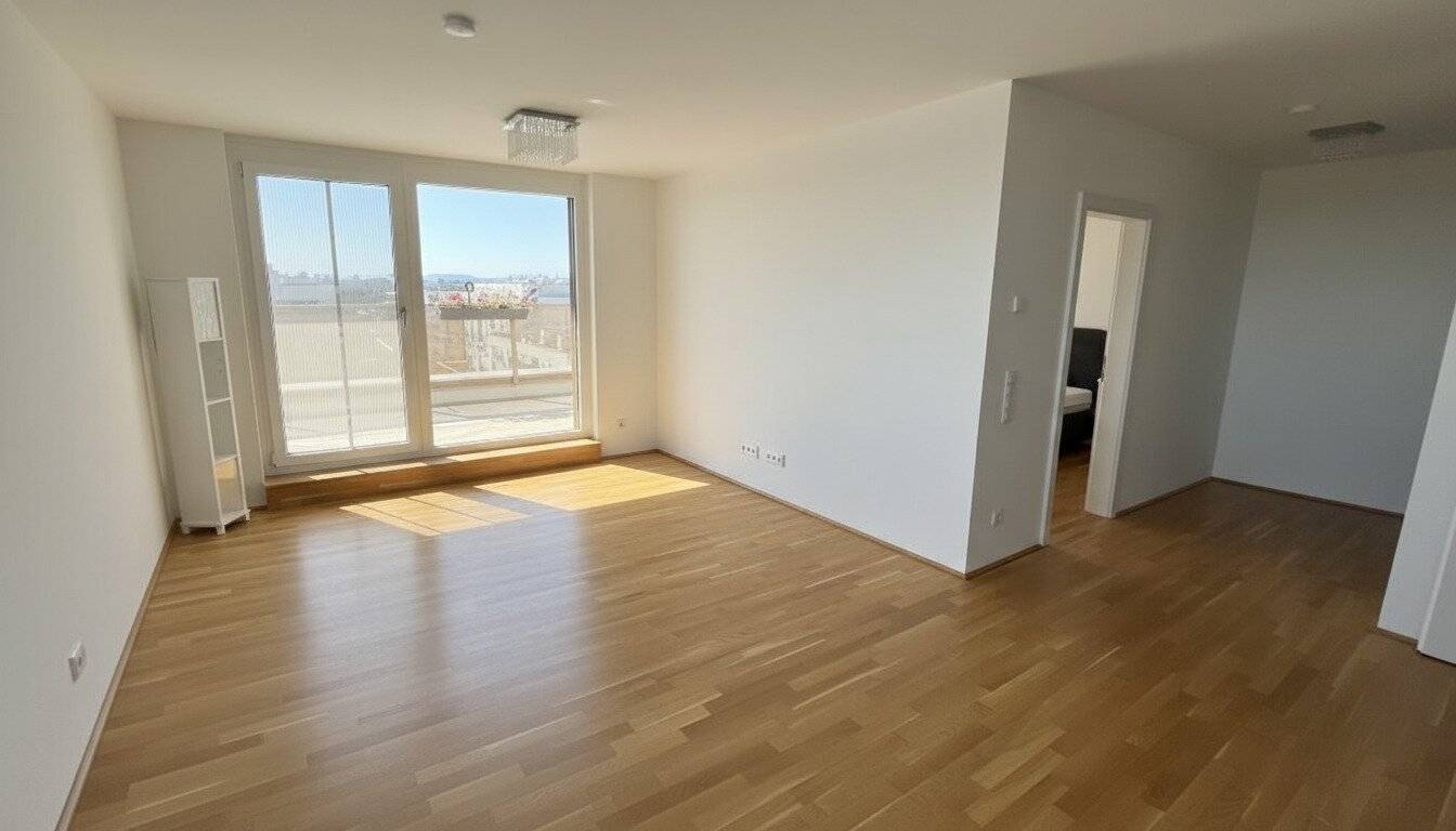 Modern two room apartment with large balcony near U1 (commission free)