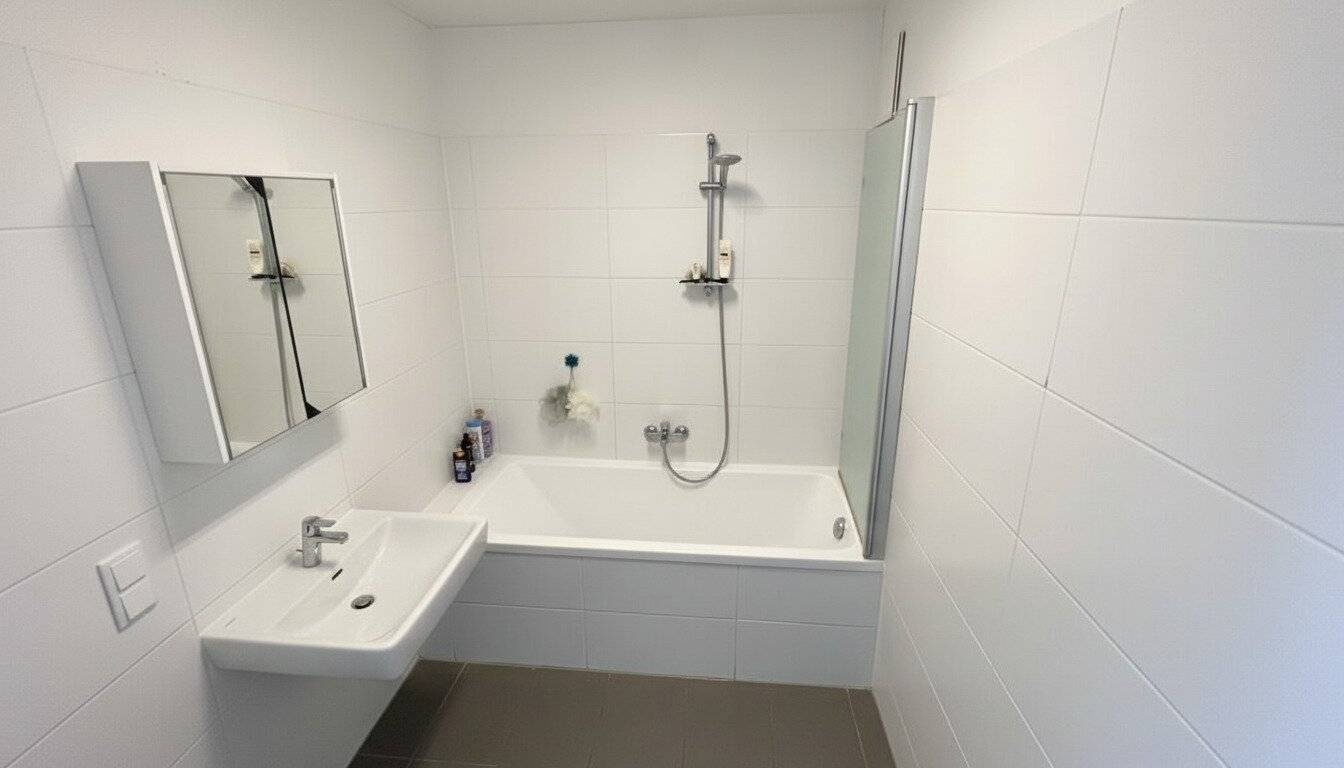 Modern two room apartment with large balcony near U1 (commission free)