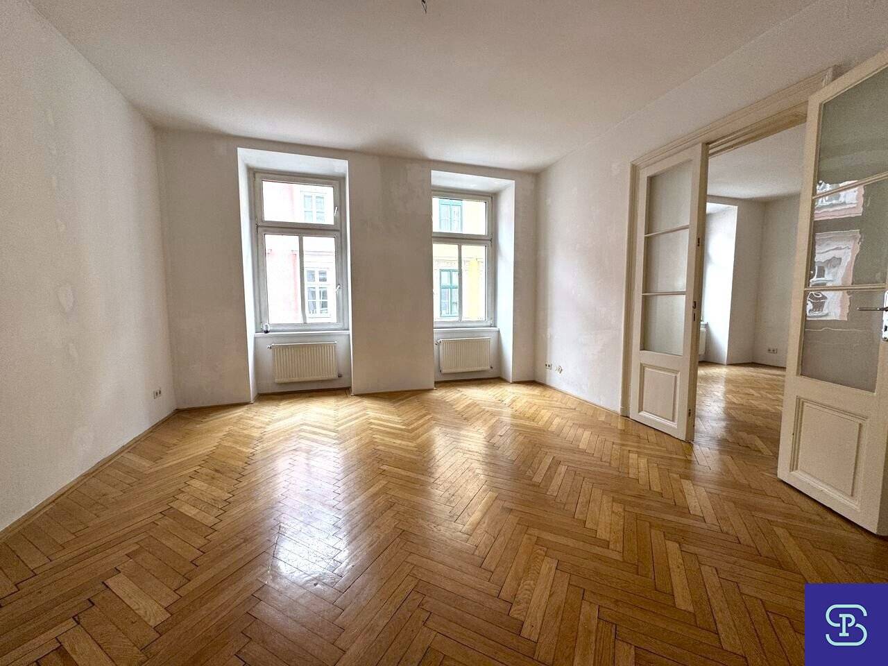 Quiet 105 m² old building with 3 rooms in top location 1060 Wien
