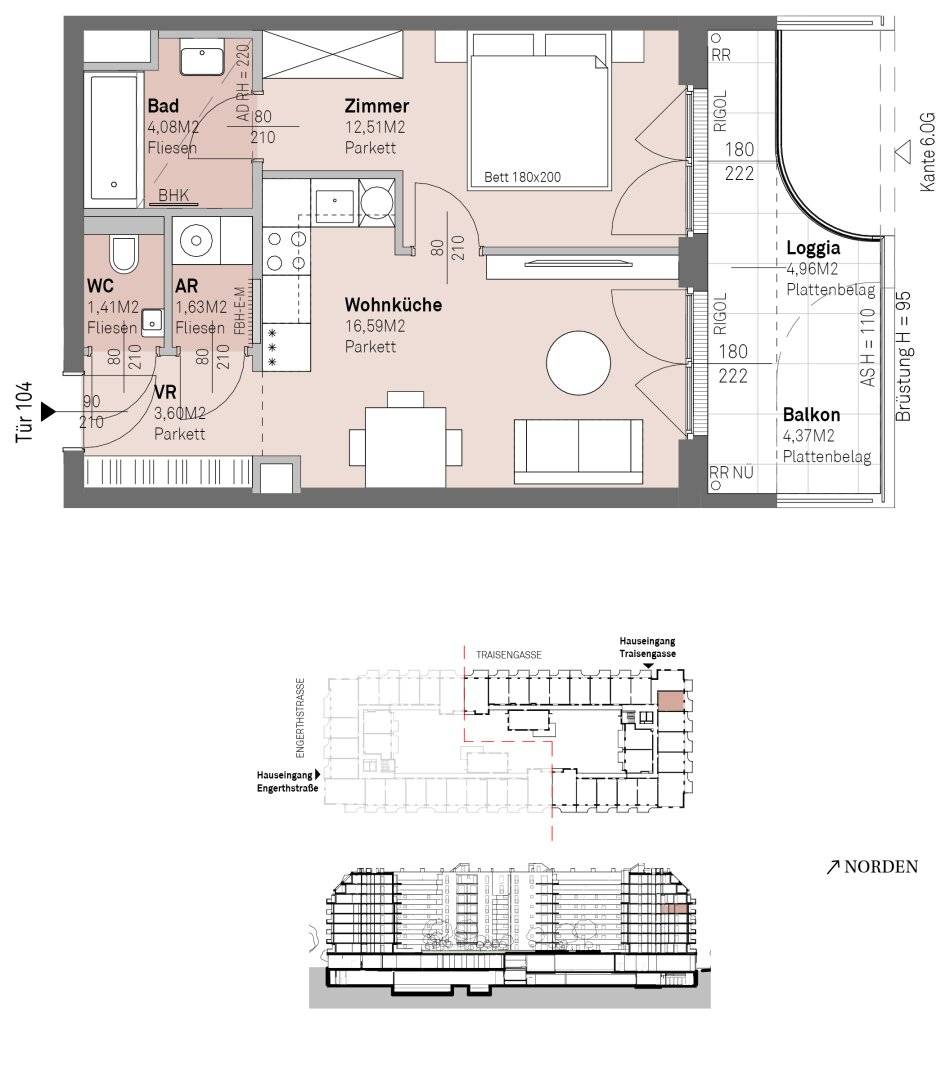 No commission, modern living on the Danube riverside with Danube view