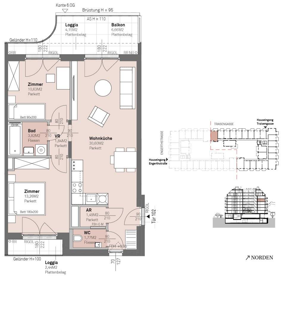 Commission free Modern living on the Danube bank with Danube view