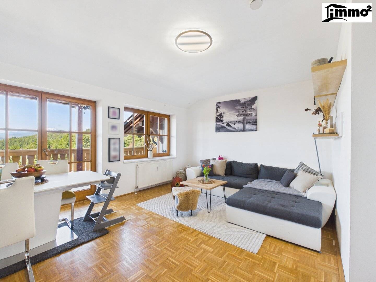 3-Zimmer-Balkonwohnung mit traumhaftem Panoramablick über dem Wörthersee in Pörtschach