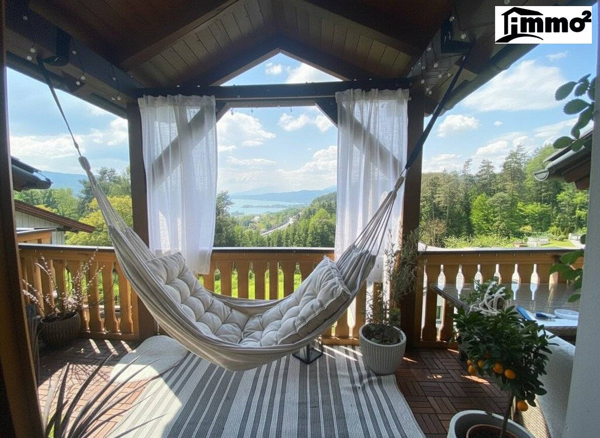3-Zimmer-Balkonwohnung mit traumhaftem Panoramablick über dem Wörthersee in Pörtschach