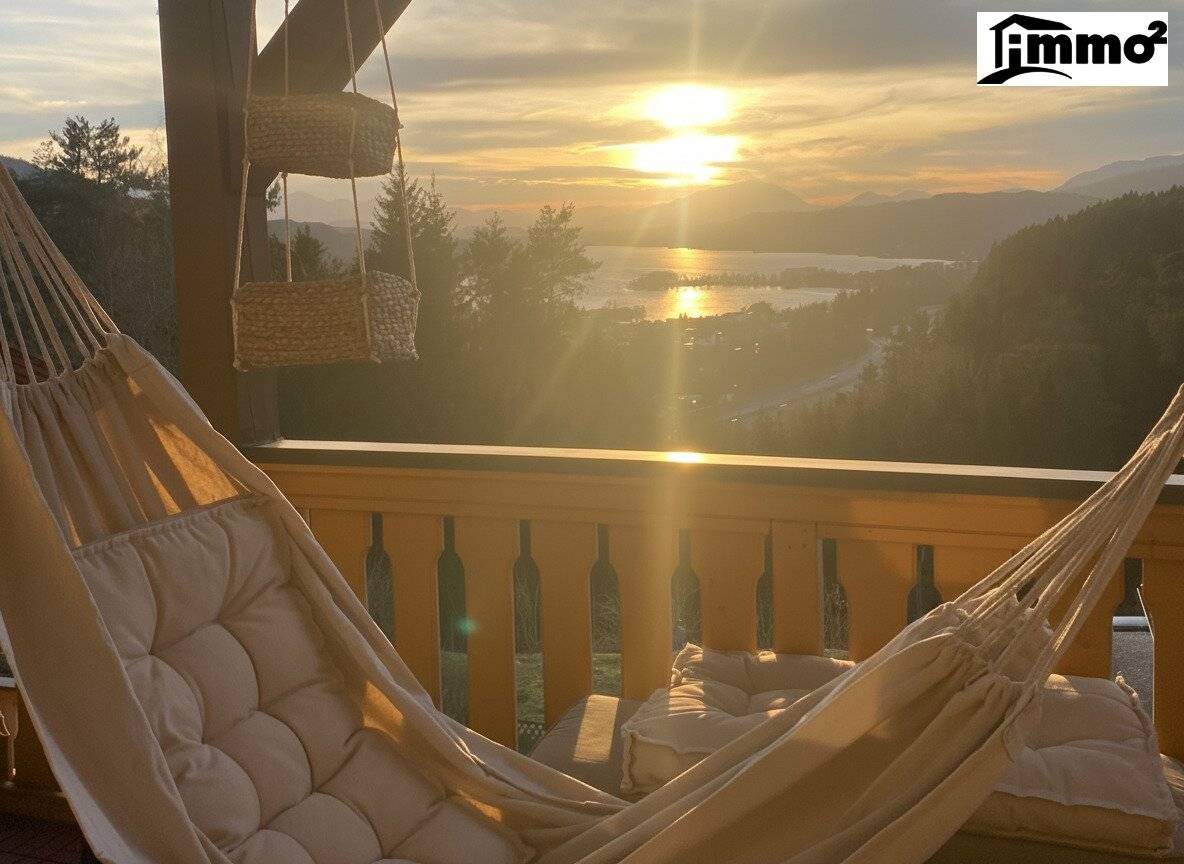 3-Zimmer-Balkonwohnung mit traumhaftem Panoramablick über dem Wörthersee in Pörtschach