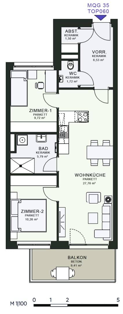 Modern living in the new building – first occupancy in MQG