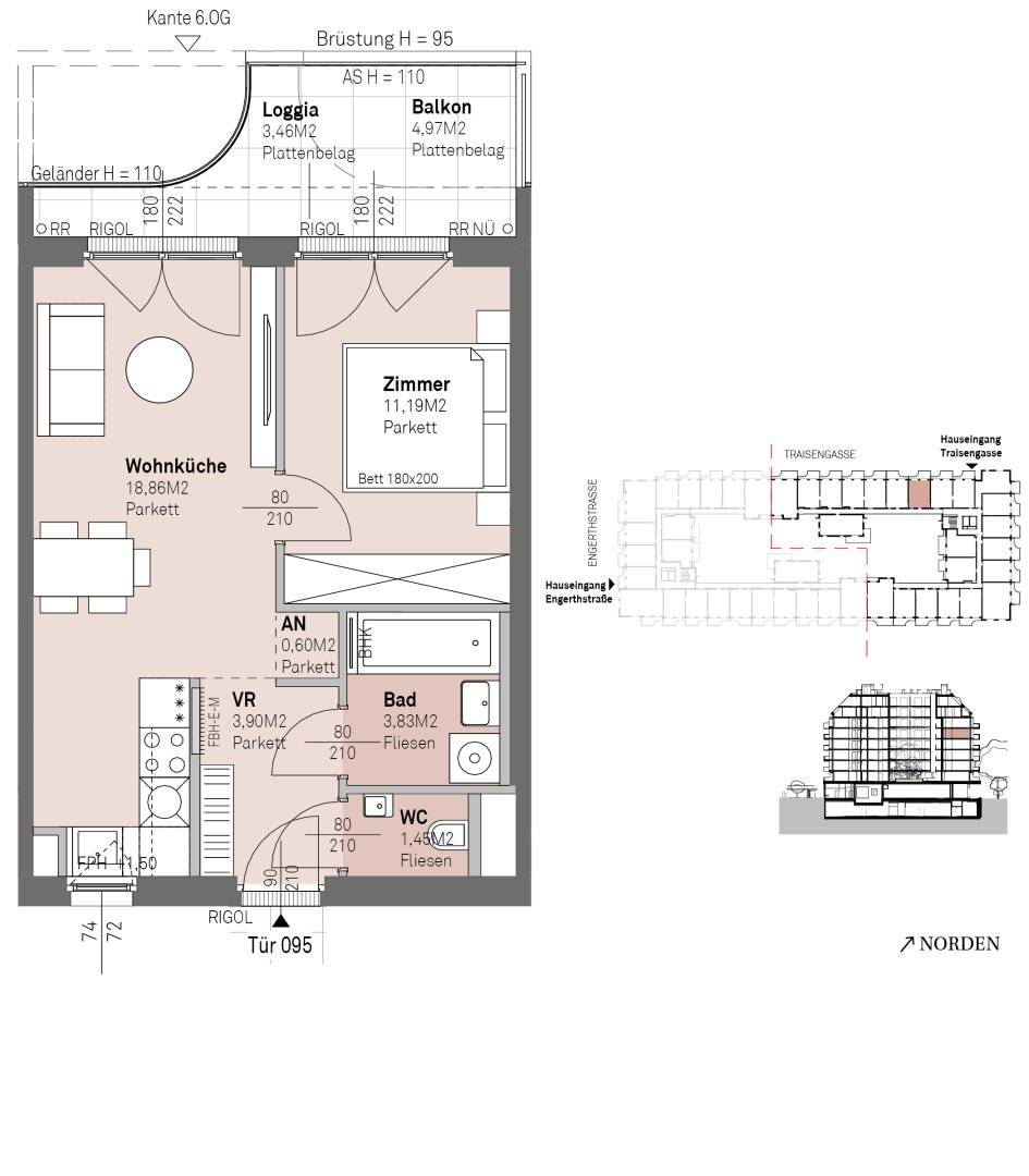 Commission free Modern living on the Danube riverside with Danube view