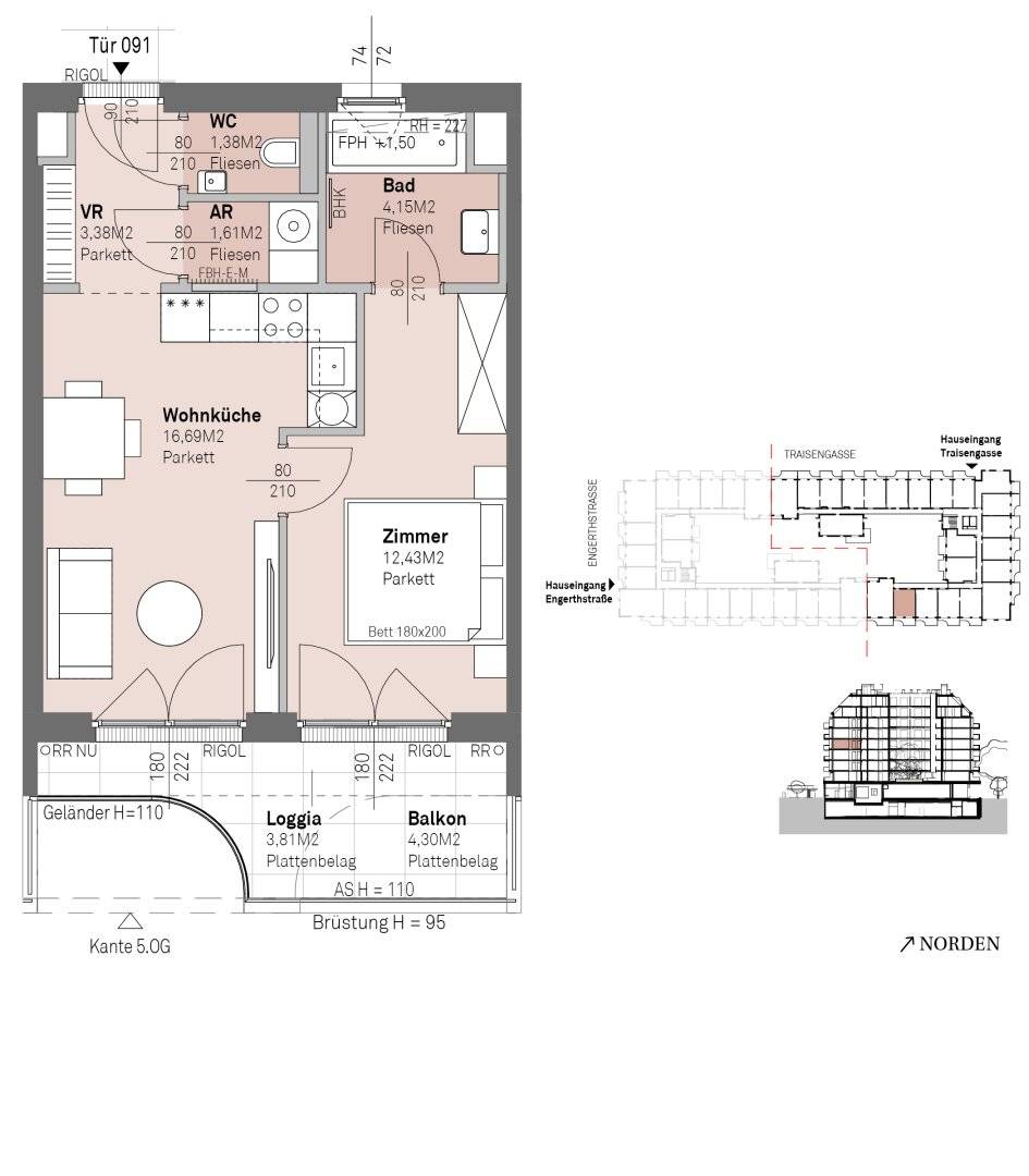 Commission free Modern living on the Danube riverside with Danube view