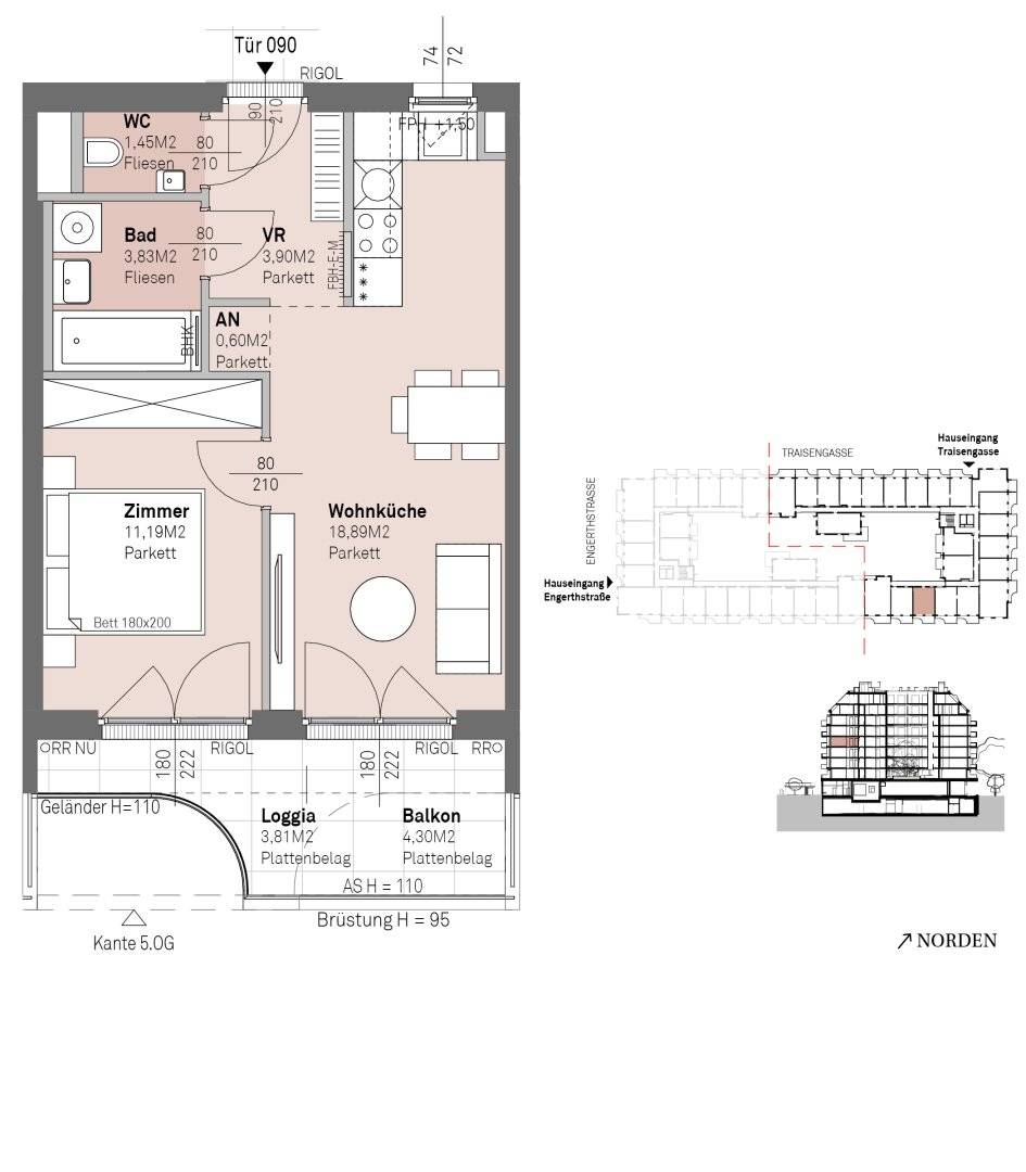 PROVISIONSFREI - Modernes wohnen am Donauufer mit Donaublick!