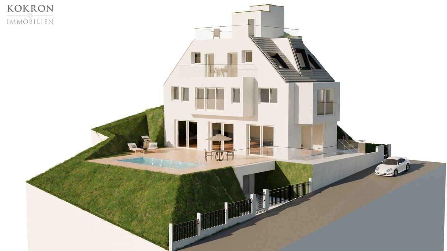 UNIQUE RESIDENCE Luxury villa with pool and dreamlike distant view