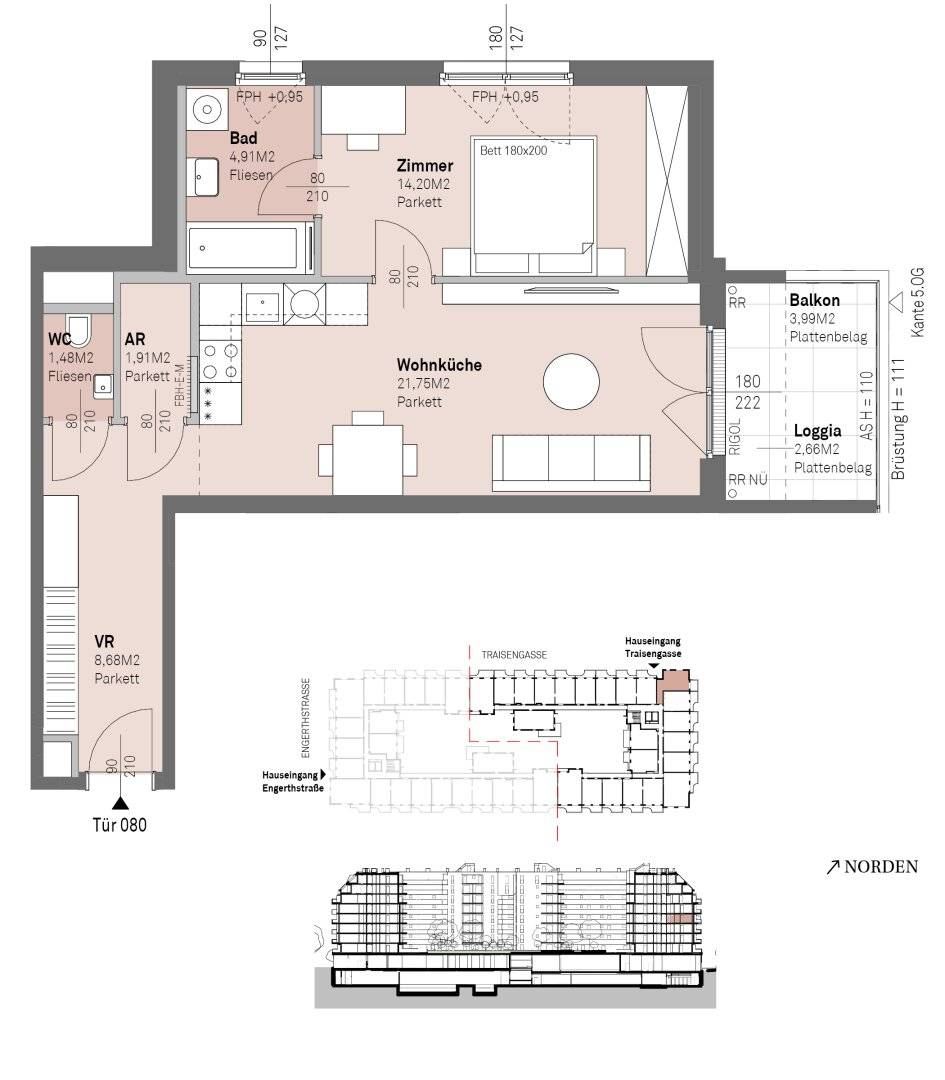 Commission free modern living on the Danube riverside with Danube view